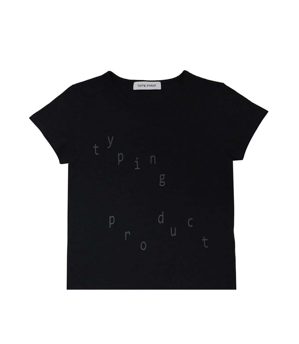 TYPING LOGO T-SHIRT(BLACK)