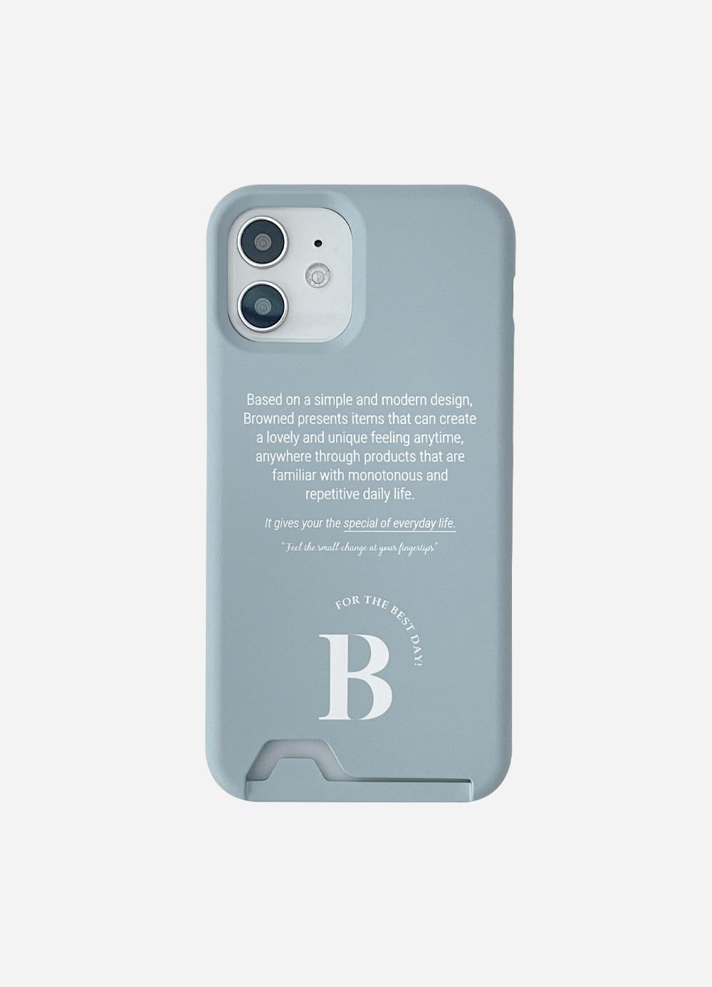 [New Color] Signature Card Case (sky)