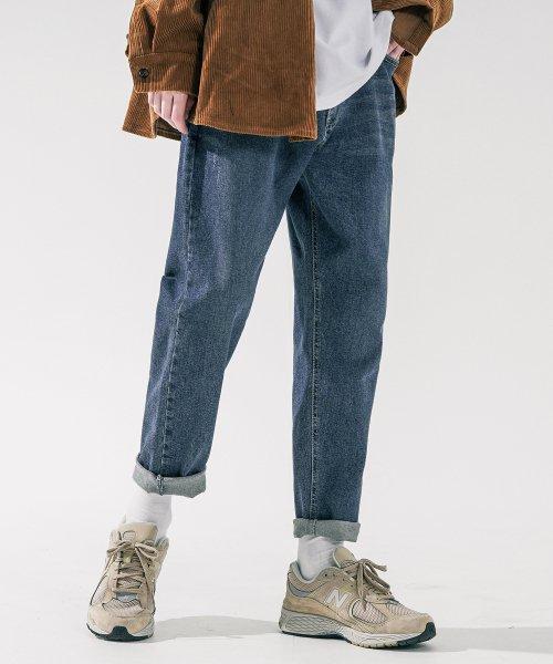 【Undermycar】Anti Fxxking Logo Play Brush Washed Wide Jeans Undermycar MU26 WIDE BRUSH WASHED JEANS – DALAC SEOUL