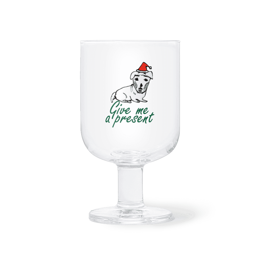 짤쓸사람 산타 거지개 고블렛 잔 ㅣ 마플샵