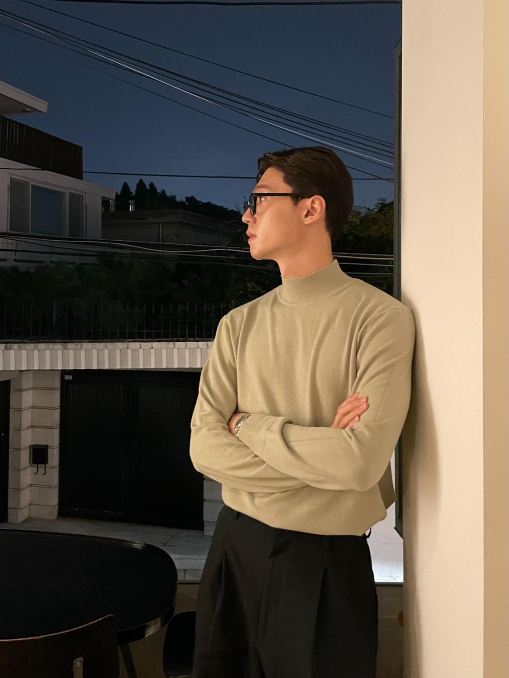 Z. Soft Cashmere Half Neck Knit (기획)