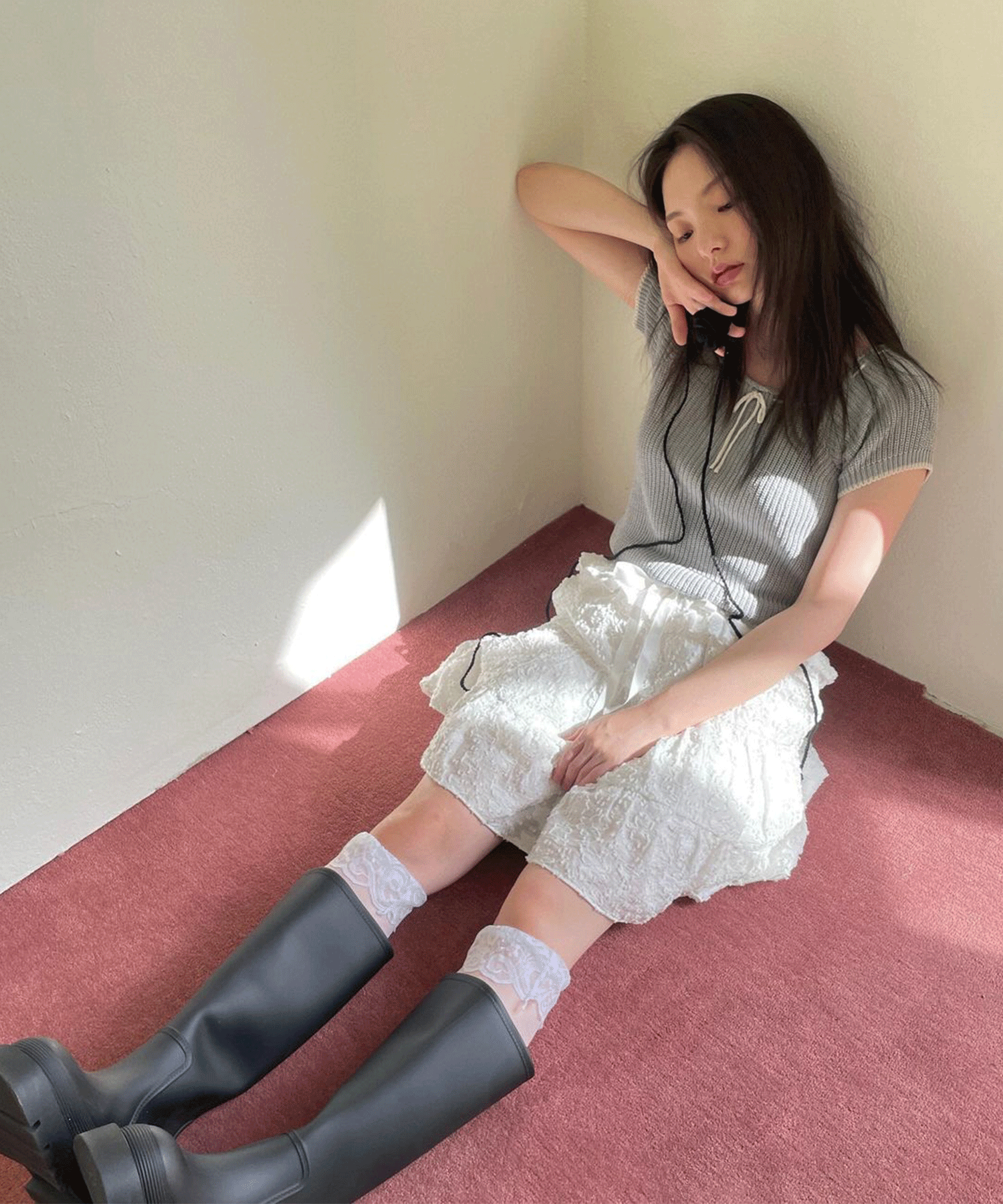 VLOCKER LONG RAIN BOOTS-NSW101BK