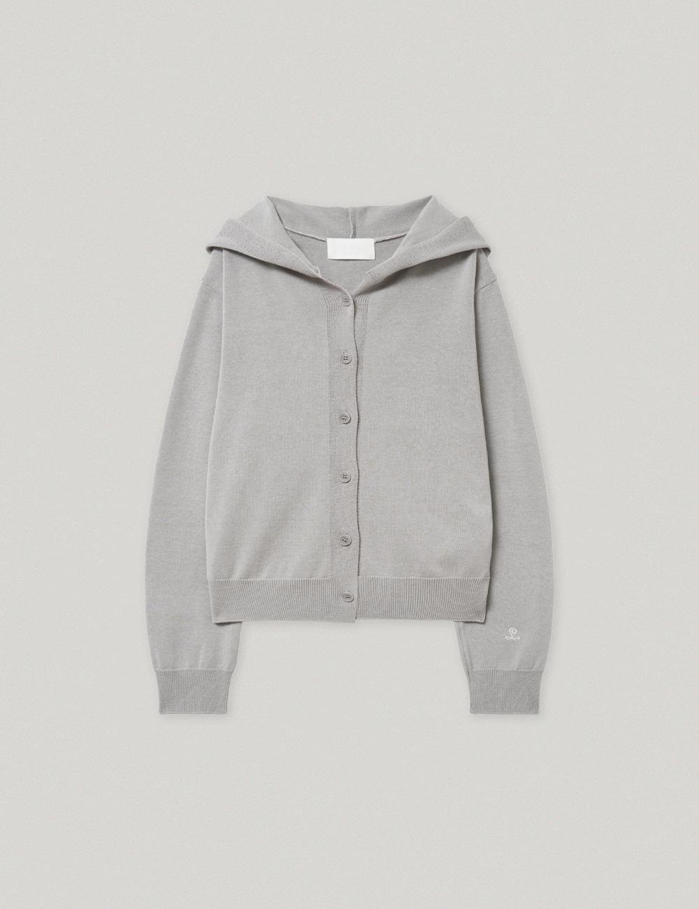 Muse Hooded Cardign_Grey