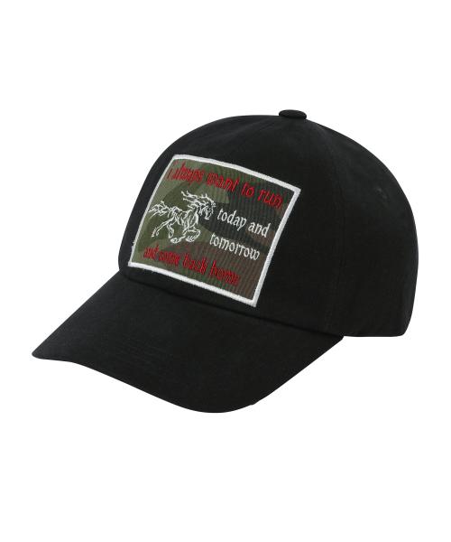 홀스 패치 볼캡 [블랙]
