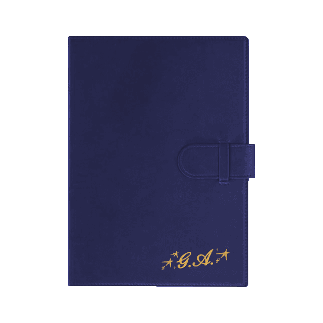 G.A. Faux Leather Notebook