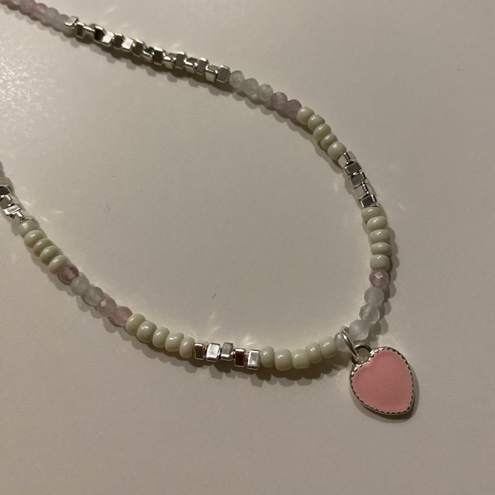 러브 비즈 목걸이