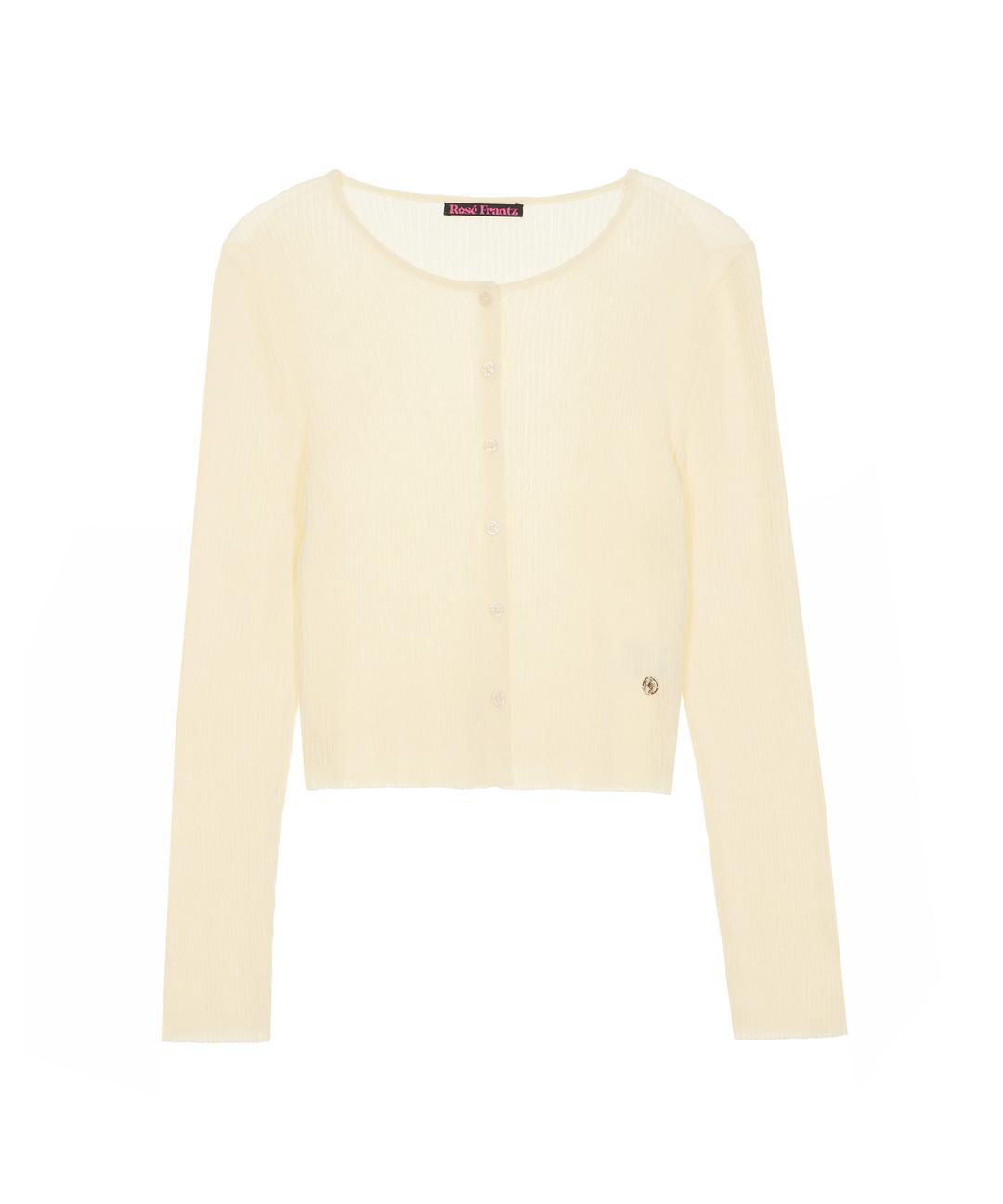 로제프란츠 Linen Knit Cardigan [Yellow]