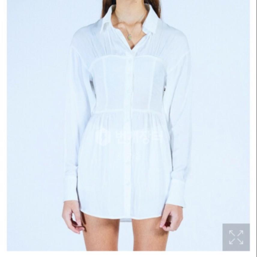 페인오어플레져 pain or pleasure 세이렌 블라우스 화이트