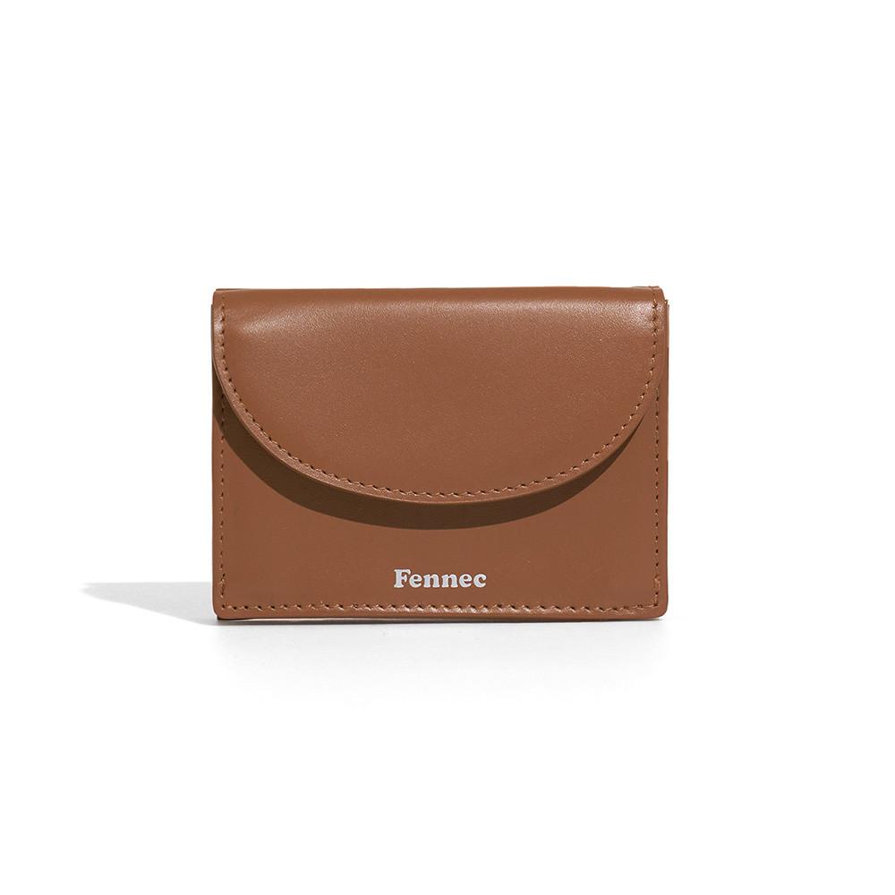 FENNEC HALFMOON MINI WALLET - TAN BROWN / 페넥 하프문 미니 월렛 - 탄 브라운