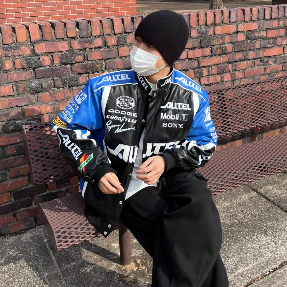 디블 레이싱 레더자켓-1c 가을 간절기 바이커 가죽