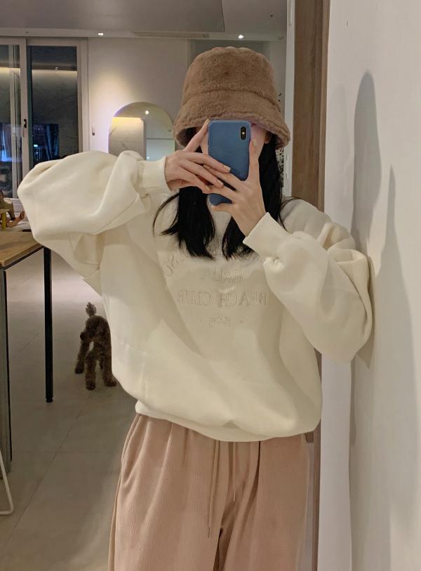 [🔥1만장돌파/봄맨투맨]세인트 자수 맨투맨 티셔츠 (*4color)