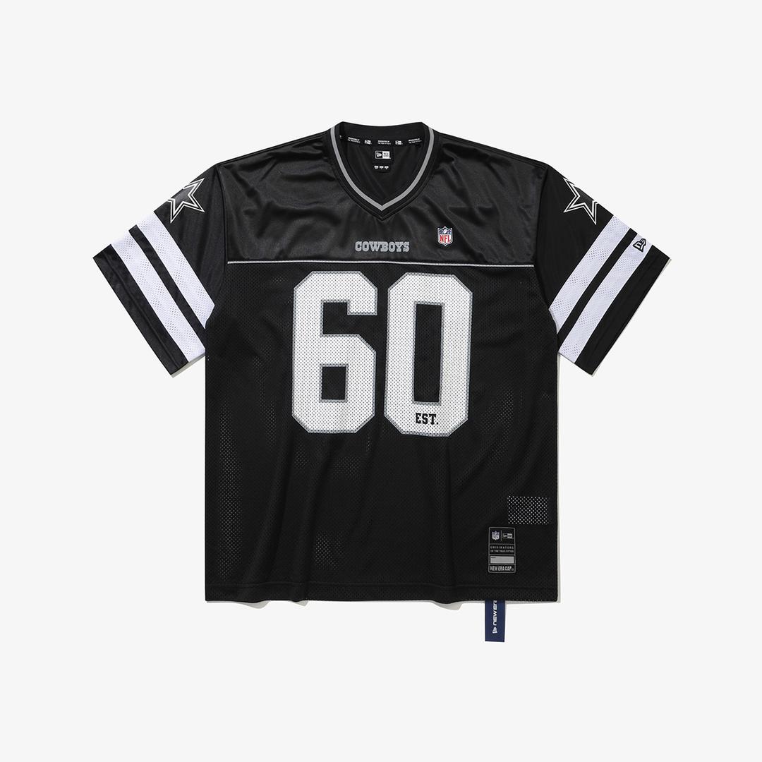 NFL 댈러스 카우보이스 팬 웨어 티셔츠 블랙