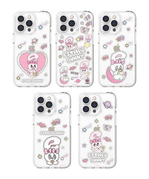 아이폰 토끼 별바다 투명 젤리 하드 케이스