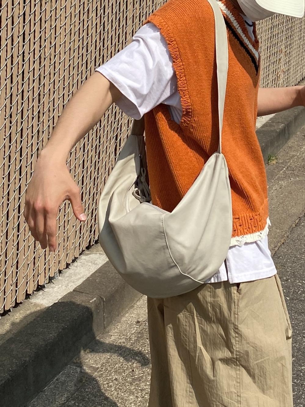 Leather Cross Hobo BAG 2C