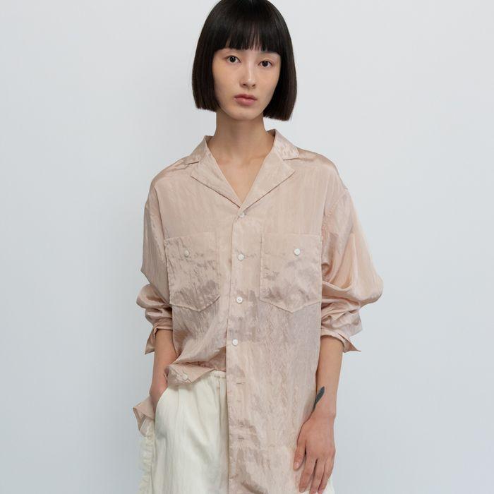 OUT POCKET SHIRT / LIGHT PINK