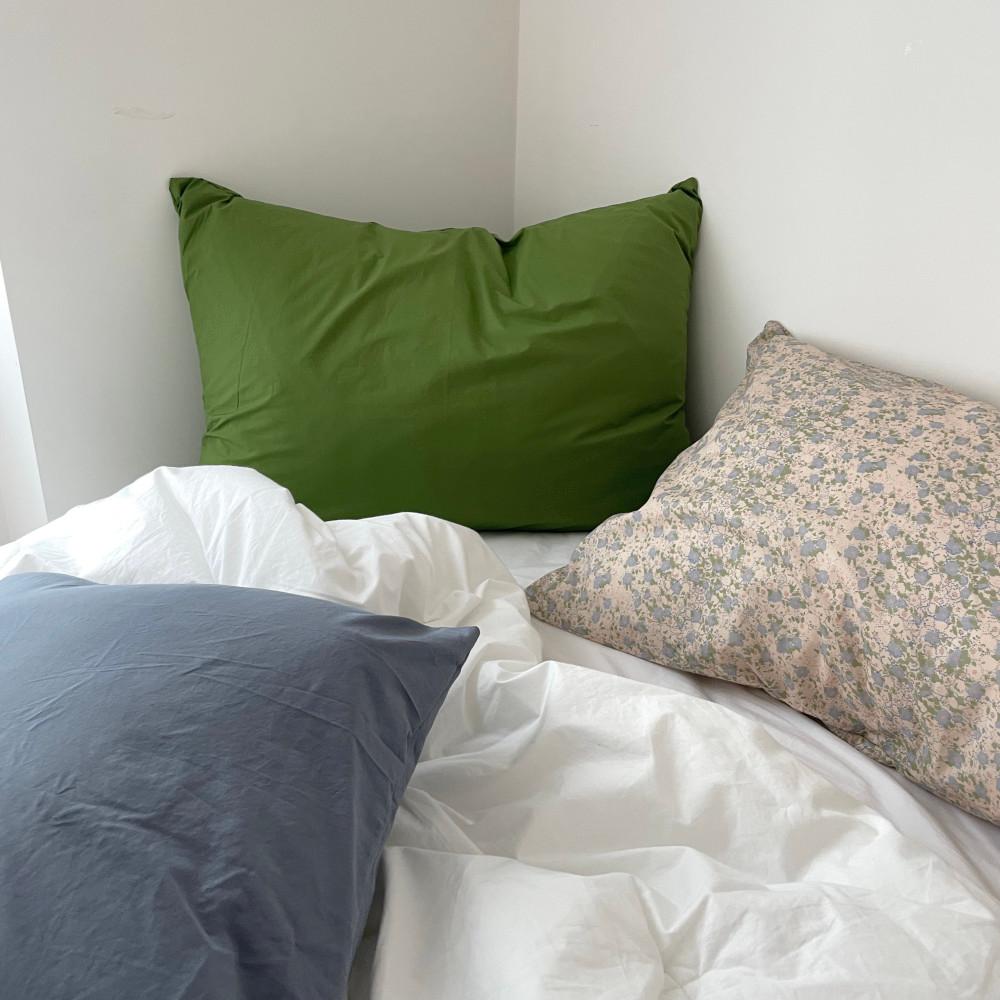 브리크 플라워 베개커버 2colors