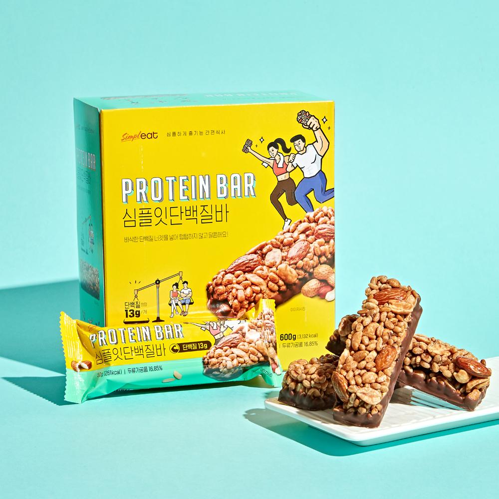 프로틴바 심플잇 단백질바 (50g x 12개입)