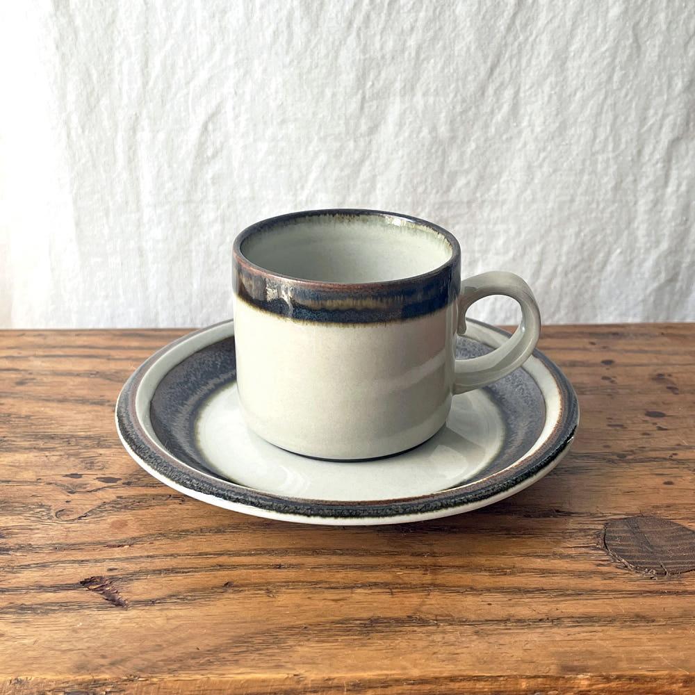 [중고] 아라비아핀란드 카렐리아 arabia finland karelia 커피컵&소서 140ml