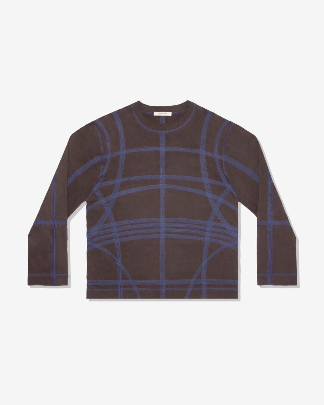 Craig Green - Men's Long-Sleeve T-Shirt - (Brown/Navy)