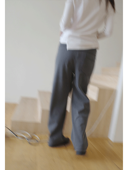 오버로크 폴디드 팬츠 (3c)