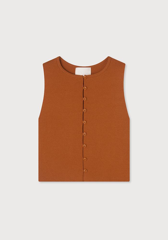 BOTTON VEST KNIT