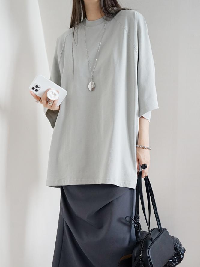 (3color)Raglan over tee