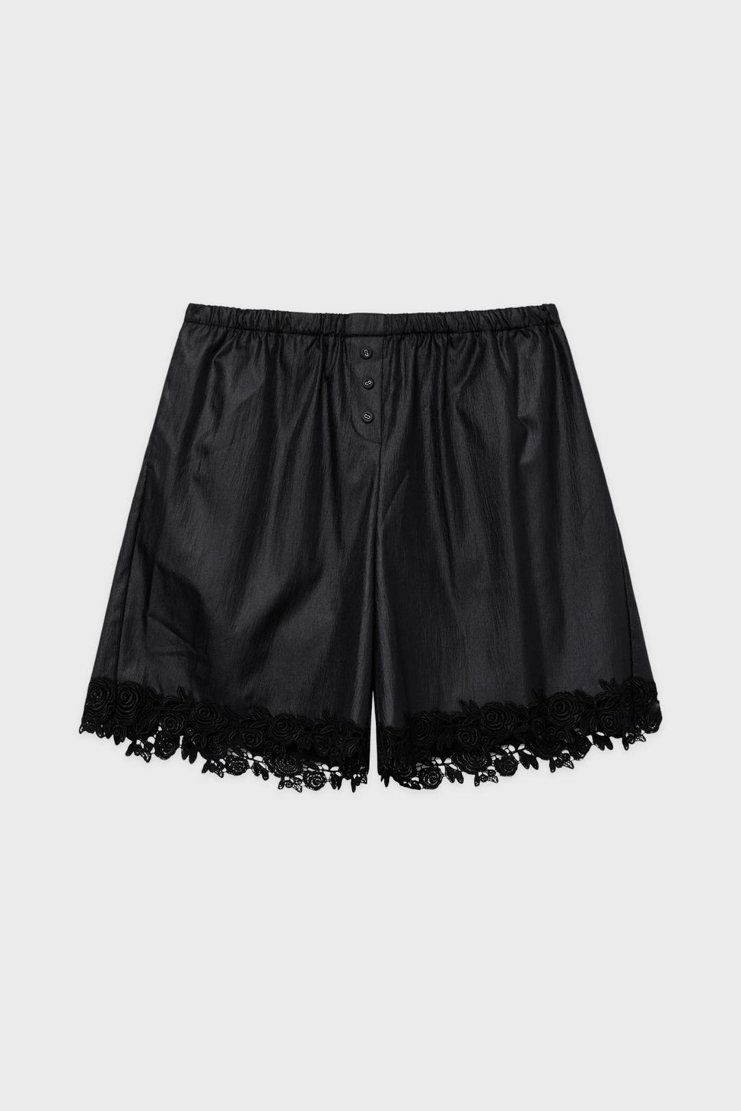 SN Flower Half Pants (Black)