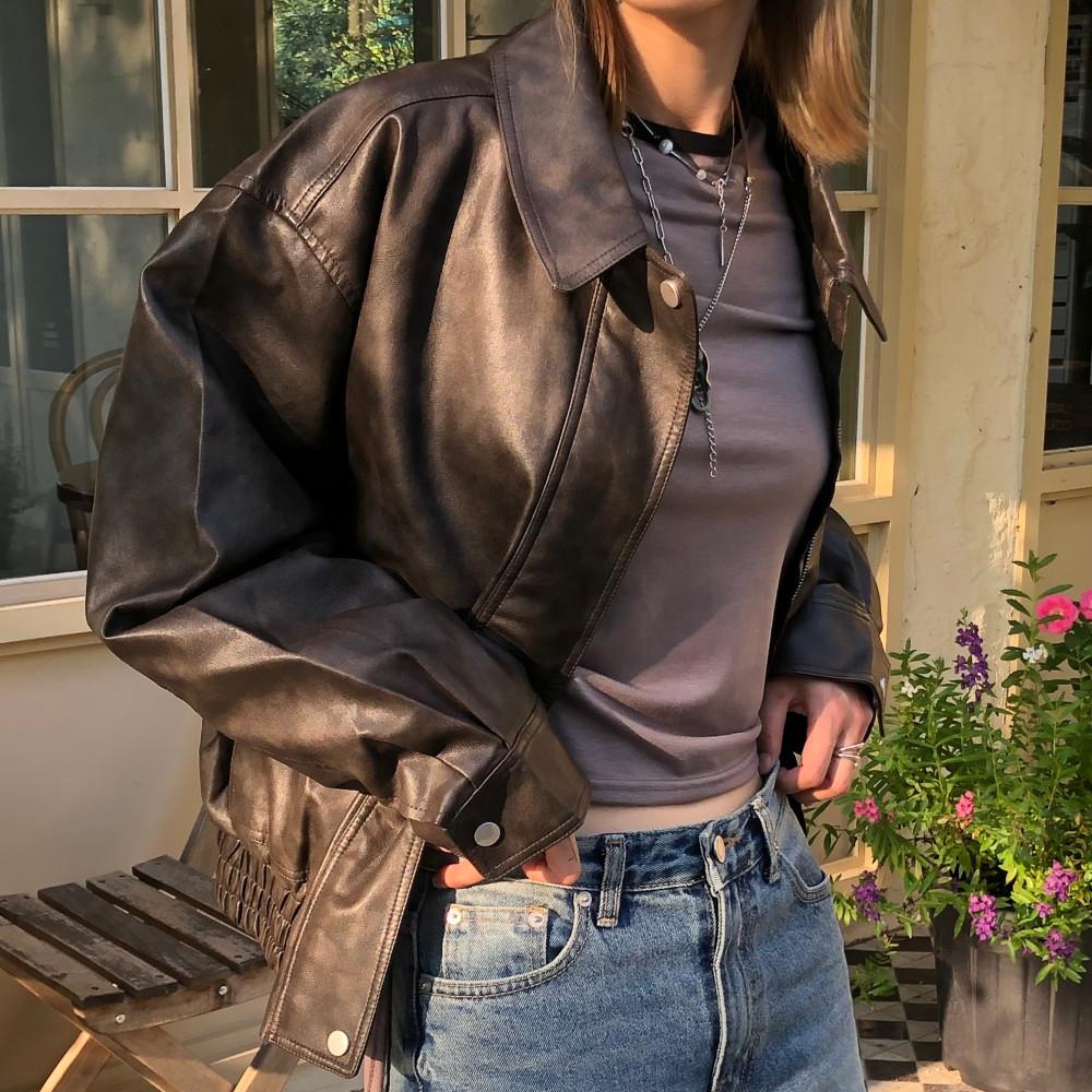 Maggie Leather Blouson