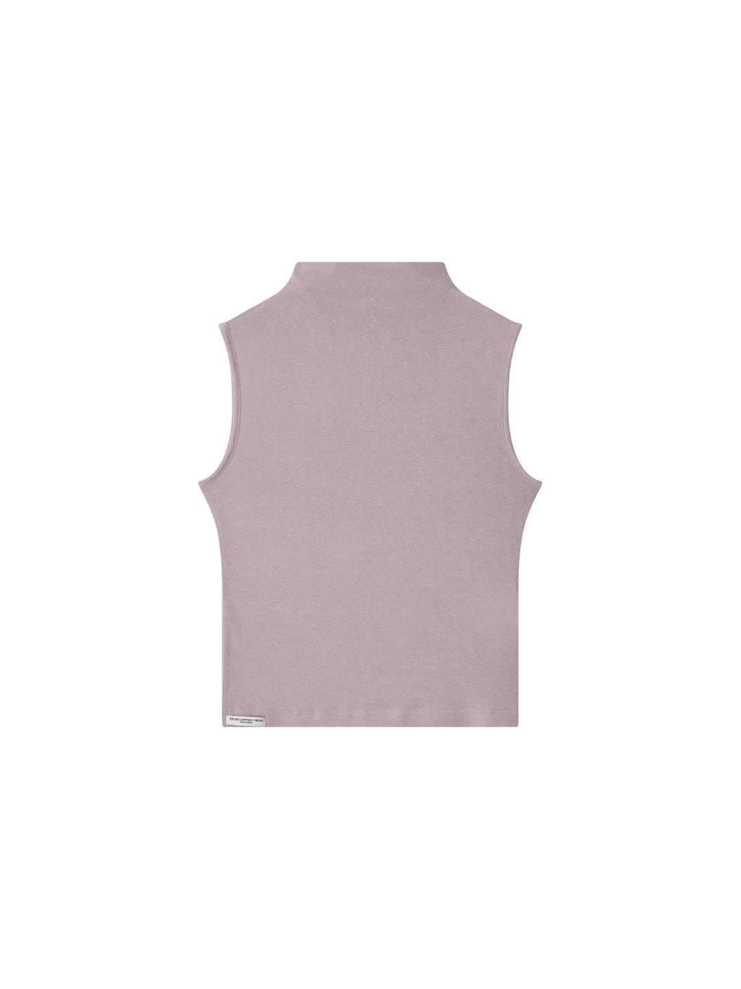 Mock Neck Sleeveless - Lavender