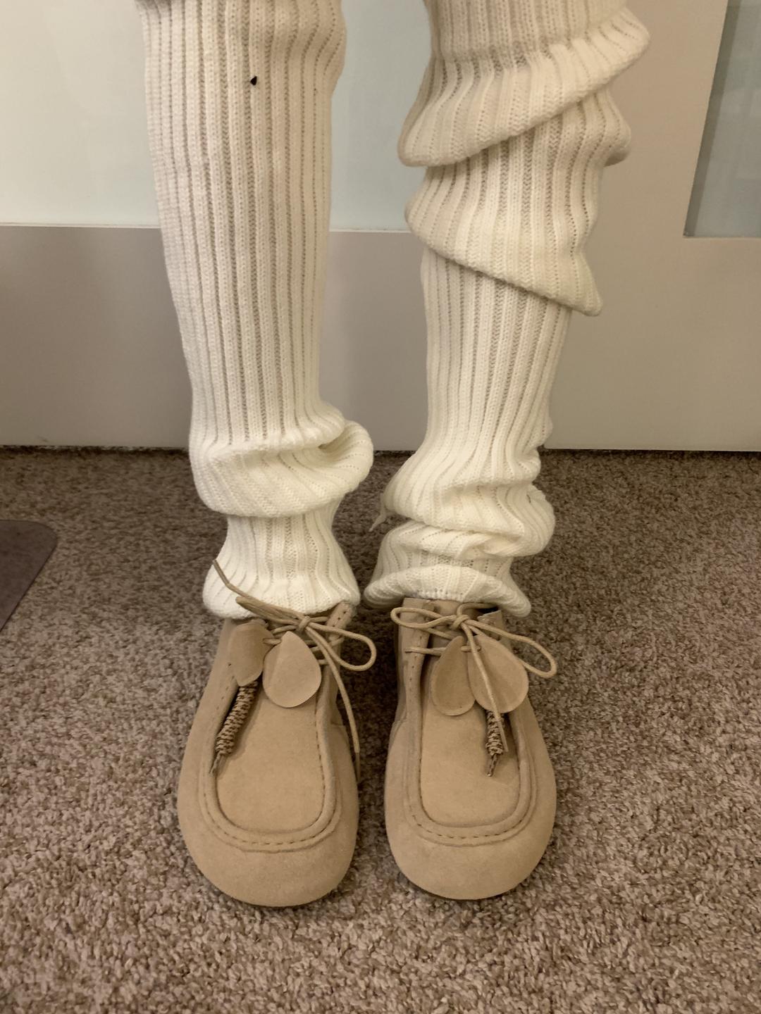 cowhide leather loafers