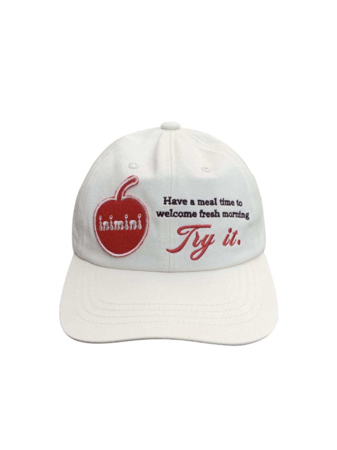 try it cap (beige)