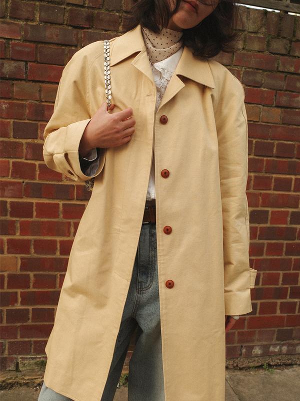 LAYLA SCULPTED SINGLE COAT, DANDELION