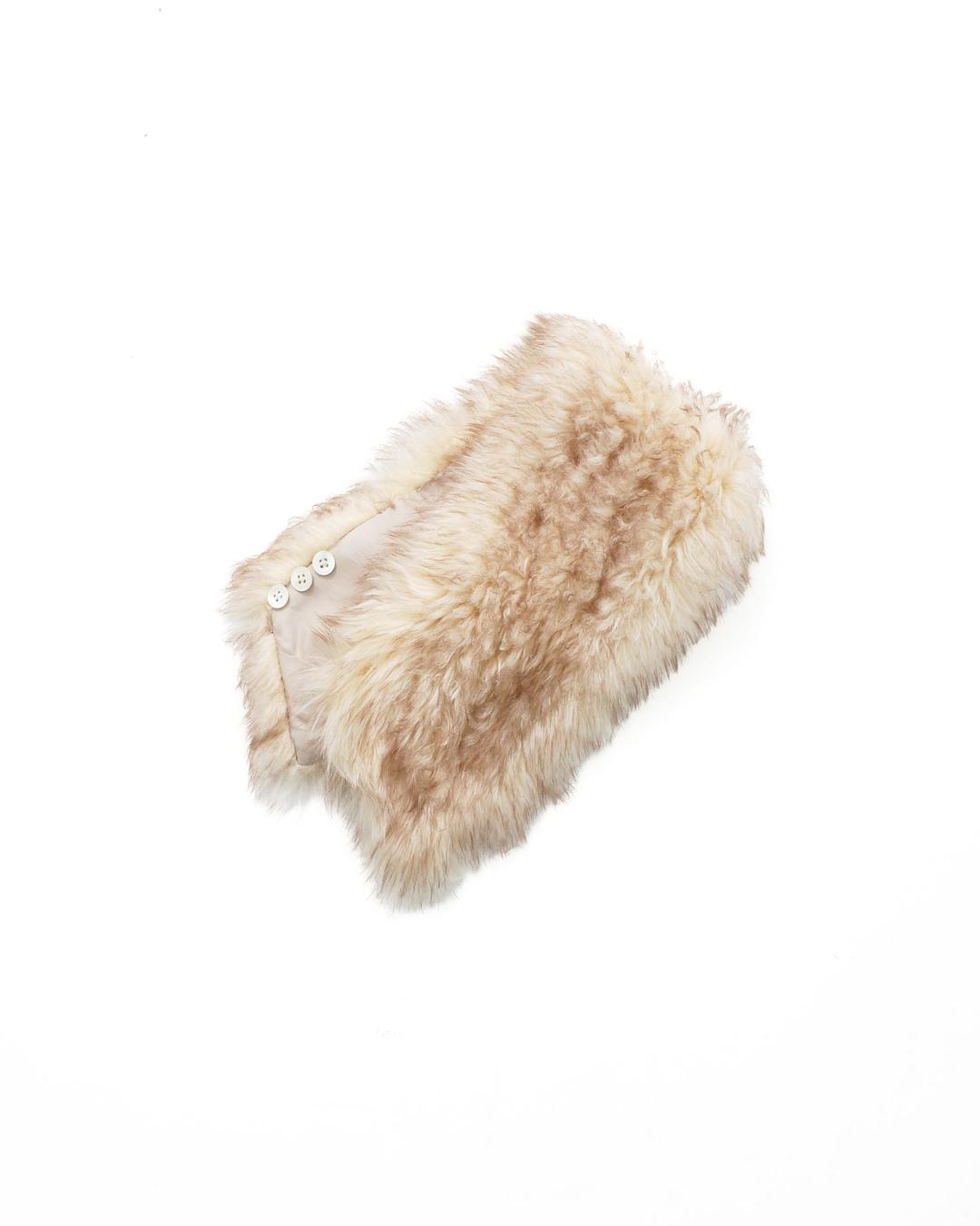 FUR CARLA WARMER (BEIGE)