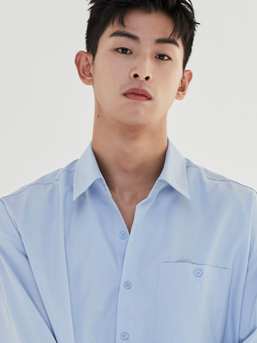 에브리데이 오버핏 셔츠 [스카이 블루]
