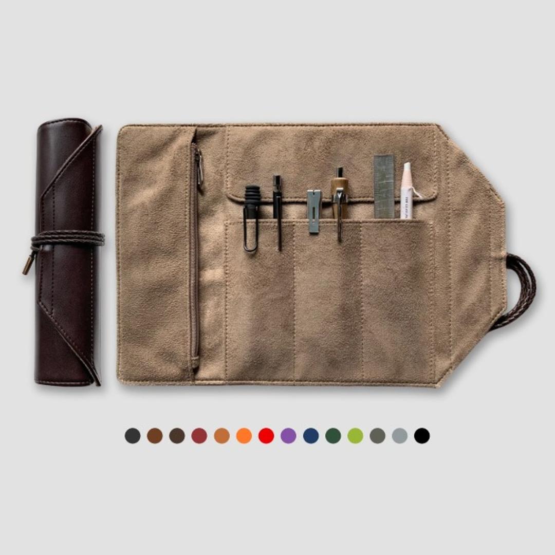 컨트롤9 오리진 사이즈L 롤필통 두루마리 가죽필통