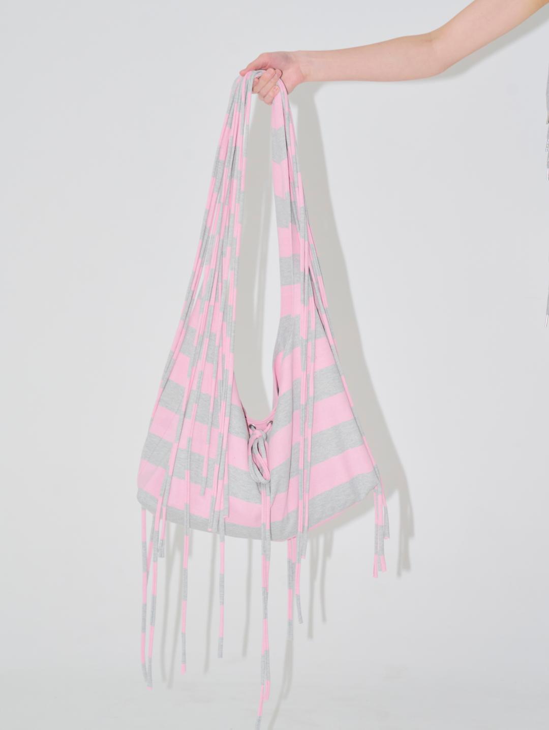 .polo string bag large pink