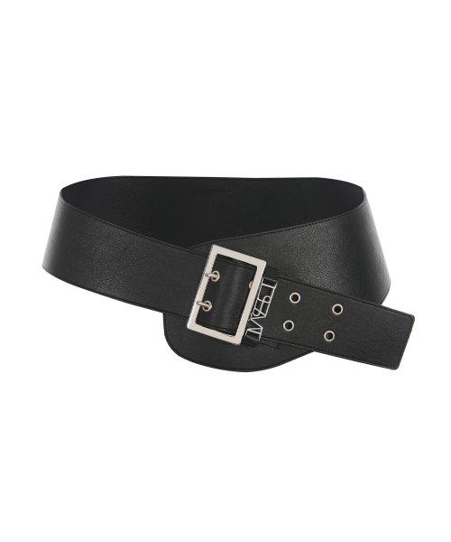 Vintage wide belt 001(Black)