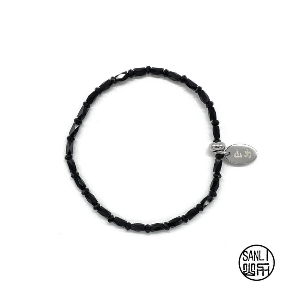 Black glitter bracelet