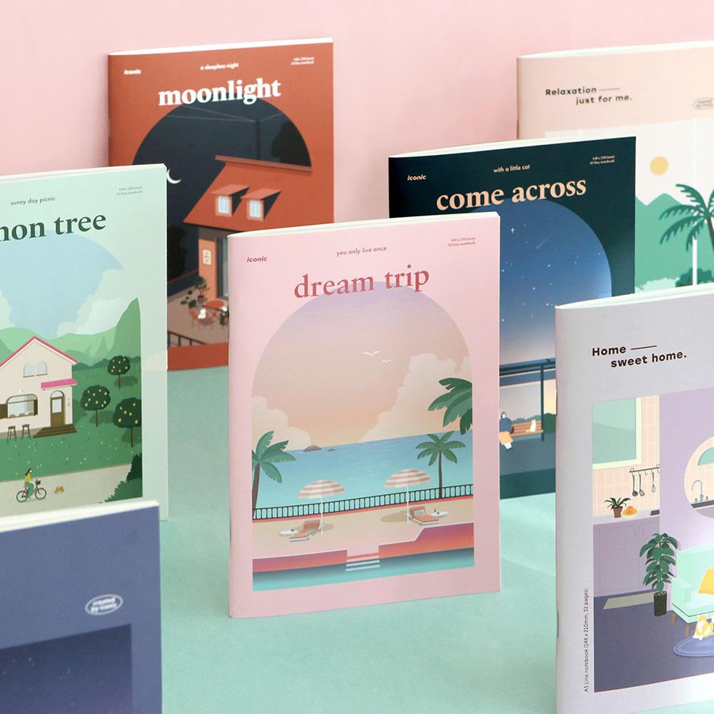 하루 A5 라인노트