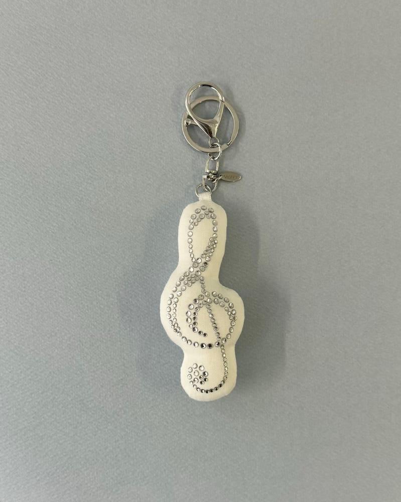 (VACANCY) Twinkle Cushion Key ring - treble[G] clef