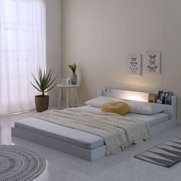 어스트 저상형LED콘센트침대 SS/Q프레임 시리즈 매트리스옵션선택