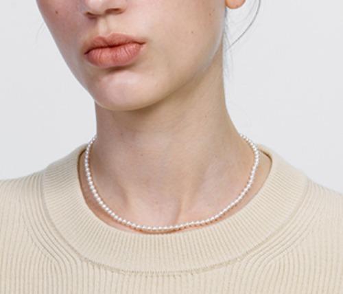Everyday Pearl Necklace 4mm (15% off)