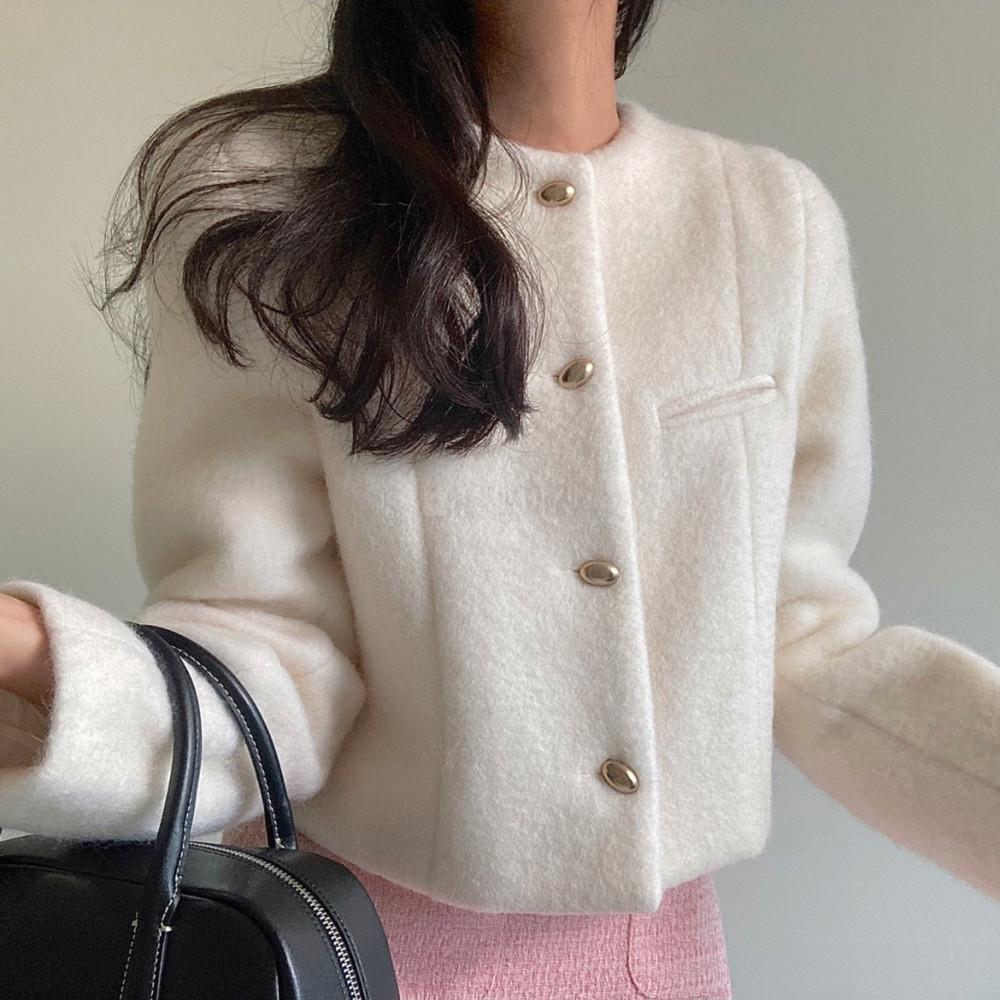 포근 모헤어 울 자켓