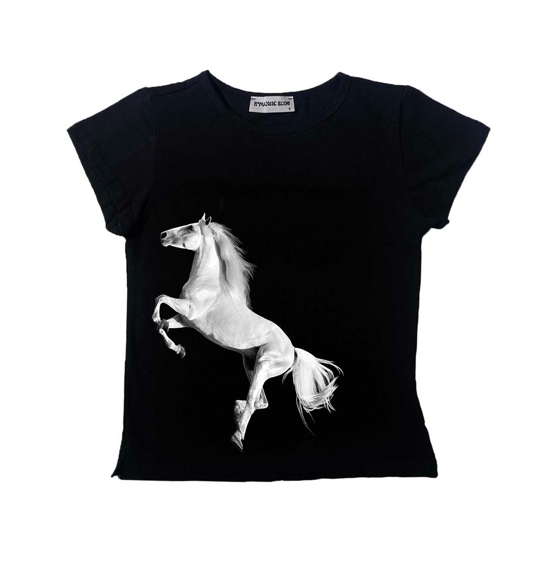 Horse Cap Sleeve - Small / Black