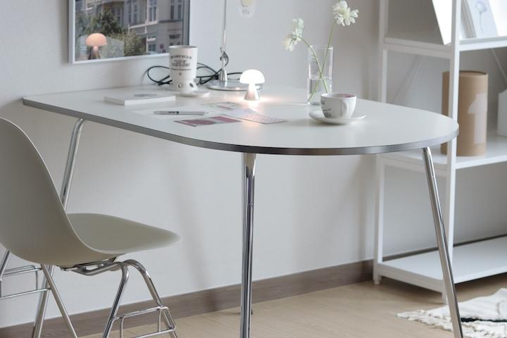 어라운드 반타원형 식탁 테이블 1200