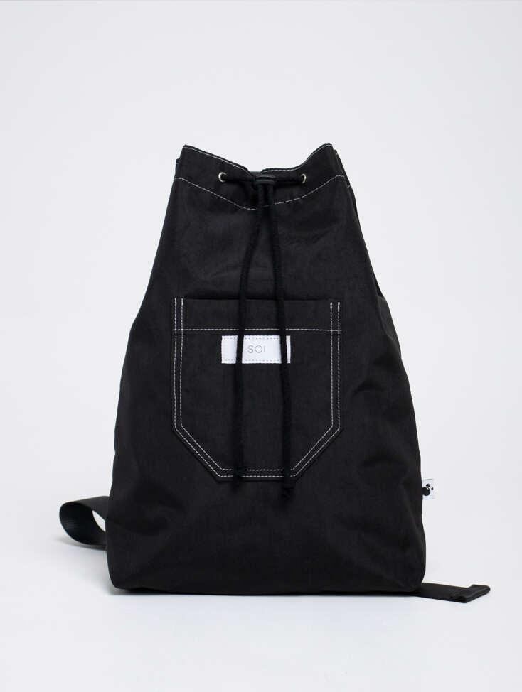 SOI STITCH BAG BLACK