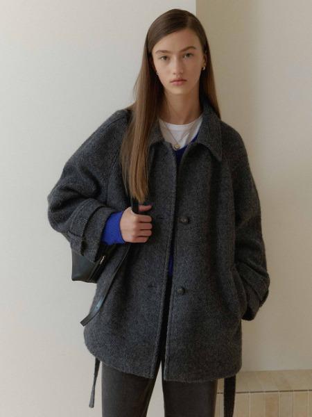 [온앤온] 벨티드 울 하프 코트 NEW5WHA15_9E