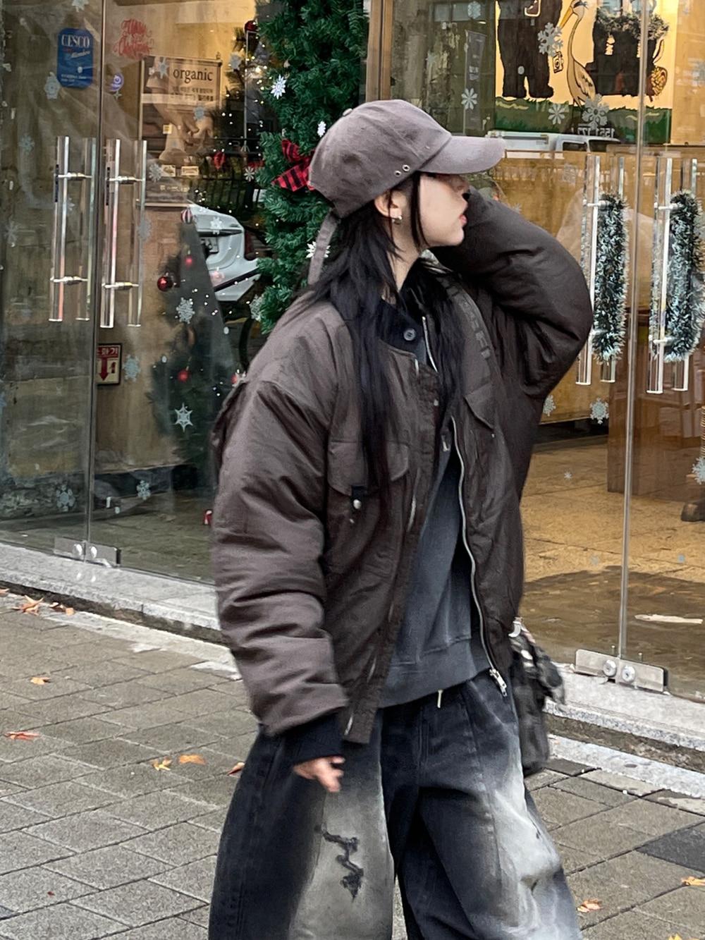 남녀공용 하우 4온스 항공 패딩 점퍼(2color)