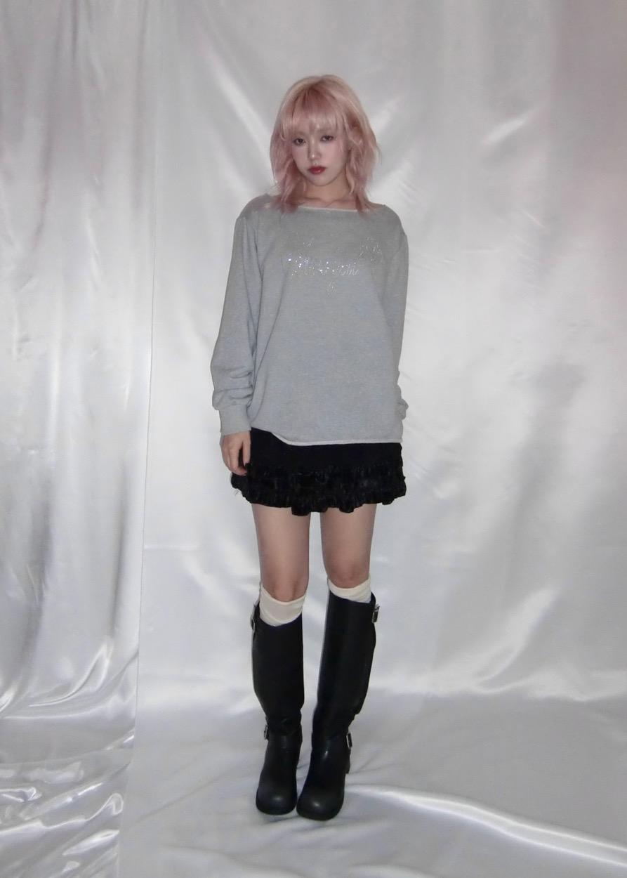Hotfix Off Sweatshirts 핫픽스 오프숄더 맨투맨