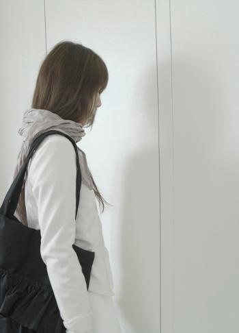 wave wrinkle long scarf (5c)